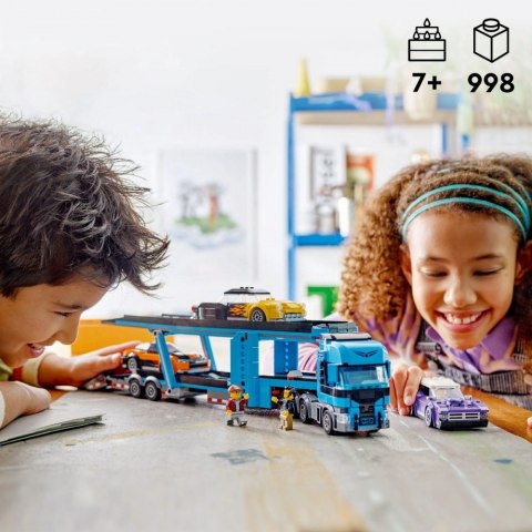 Klocki City 60408 Laweta z samochodami sportowymi LEGO Klocki City 60408 Laweta z samochodami sportowymi LEGO