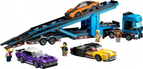 Klocki City 60408 Laweta z samochodami sportowymi LEGO Klocki City 60408 Laweta z samochodami sportowymi LEGO