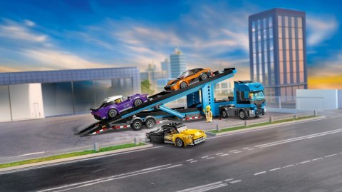 Klocki City 60408 Laweta z samochodami sportowymi LEGO Klocki City 60408 Laweta z samochodami sportowymi LEGO