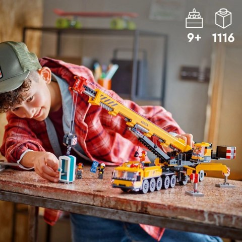 Klocki City 60409 Żółty ruchomy żuraw LEGO Klocki City 60409 Żółty ruchomy żuraw LEGO
