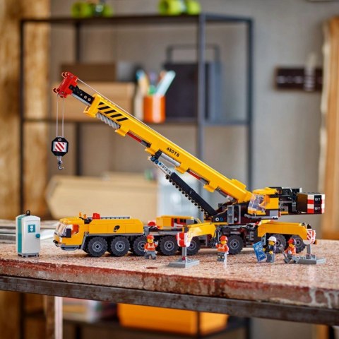 Klocki City 60409 Żółty ruchomy żuraw LEGO Klocki City 60409 Żółty ruchomy żuraw LEGO
