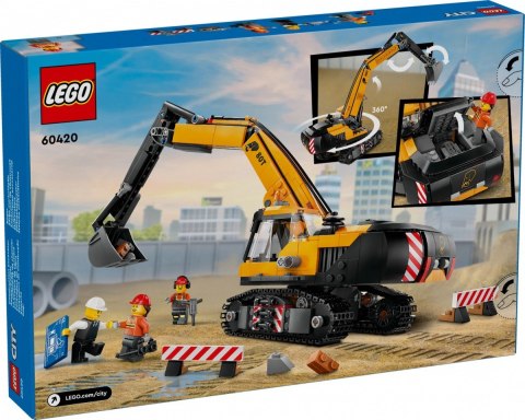 Klocki City 60420 Żółta koparka LEGO Klocki City 60420 Żółta koparka LEGO