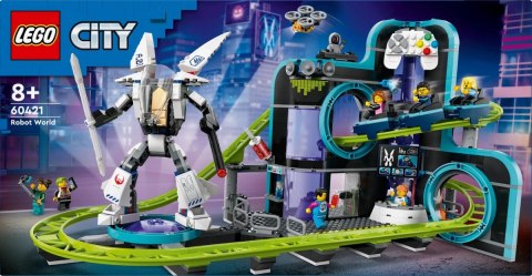Klocki City 60421 Park Świat Robotów z rollercoasterem LEGO Klocki City 60421 Park Świat Robotów z rollercoasterem LEGO