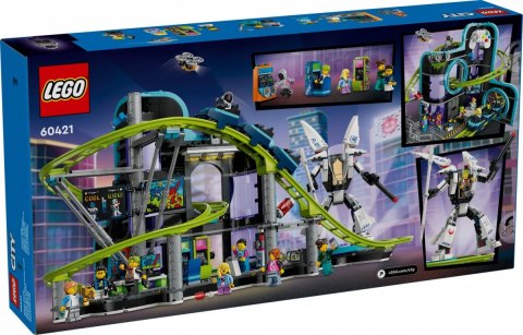 Klocki City 60421 Park Świat Robotów z rollercoasterem LEGO Klocki City 60421 Park Świat Robotów z rollercoasterem LEGO