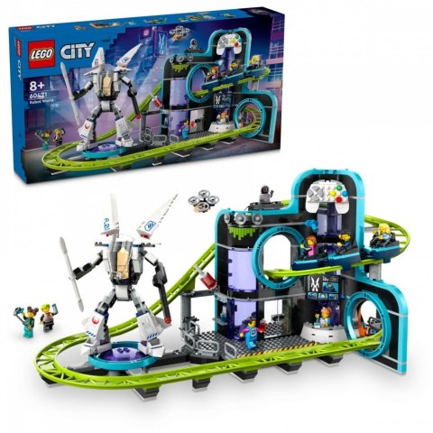 Klocki City 60421 Park Świat Robotów z rollercoasterem LEGO Klocki City 60421 Park Świat Robotów z rollercoasterem LEGO