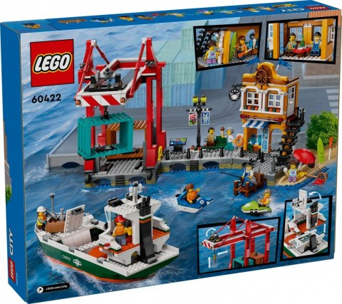 Klocki City 60422 Nadmorski port ze statkiem towarowym LEGO Klocki City 60422 Nadmorski port ze statkiem towarowym LEGO