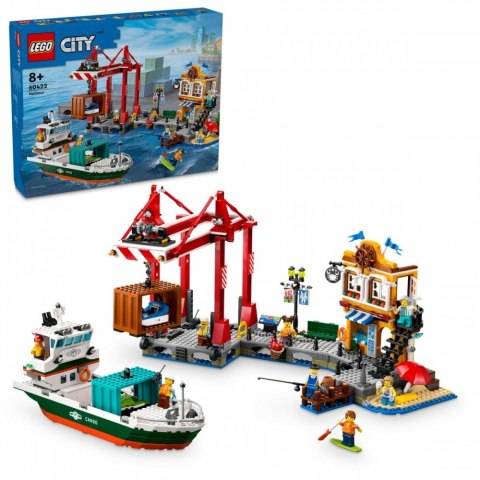 Klocki City 60422 Nadmorski port ze statkiem towarowym LEGO Klocki City 60422 Nadmorski port ze statkiem towarowym LEGO