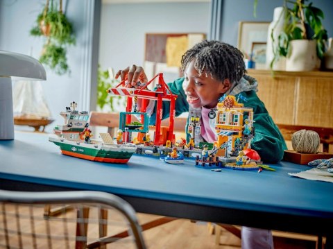 Klocki City 60422 Nadmorski port ze statkiem towarowym LEGO Klocki City 60422 Nadmorski port ze statkiem towarowym LEGO