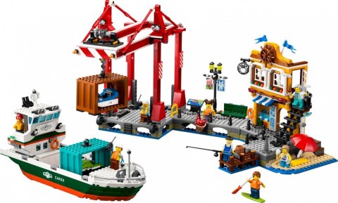 Klocki City 60422 Nadmorski port ze statkiem towarowym LEGO Klocki City 60422 Nadmorski port ze statkiem towarowym LEGO