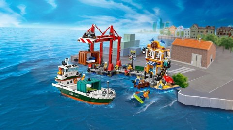 Klocki City 60422 Nadmorski port ze statkiem towarowym LEGO Klocki City 60422 Nadmorski port ze statkiem towarowym LEGO