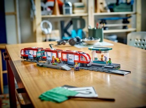 Klocki City 60423 Tramwaj miejski ze stacją LEGO Klocki City 60423 Tramwaj miejski ze stacją LEGO