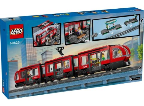 Klocki City 60423 Tramwaj miejski ze stacją LEGO Klocki City 60423 Tramwaj miejski ze stacją LEGO