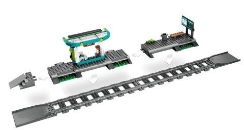 Klocki City 60423 Tramwaj miejski ze stacją LEGO Klocki City 60423 Tramwaj miejski ze stacją LEGO