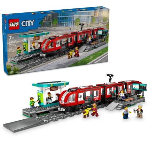 Klocki City 60423 Tramwaj miejski ze stacją LEGO Klocki City 60423 Tramwaj miejski ze stacją LEGO
