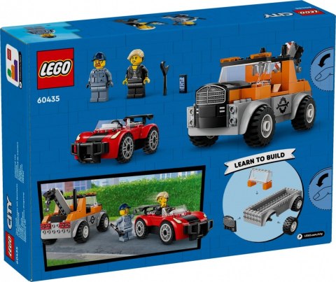 Klocki City 60435 Samochód pomocy drogowej i naprawa sportowego auta LEGO Klocki City 60435 Samochód pomocy drogowej i naprawa sportowego auta LEGO