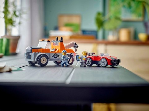 Klocki City 60435 Samochód pomocy drogowej i naprawa sportowego auta LEGO Klocki City 60435 Samochód pomocy drogowej i naprawa sportowego auta LEGO