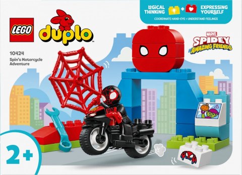 Klocki DUPLO 10424 Super Heroes Motocyklowa przygoda Spina LEGO Klocki DUPLO 10424 Super Heroes Motocyklowa przygoda Spina LEGO
