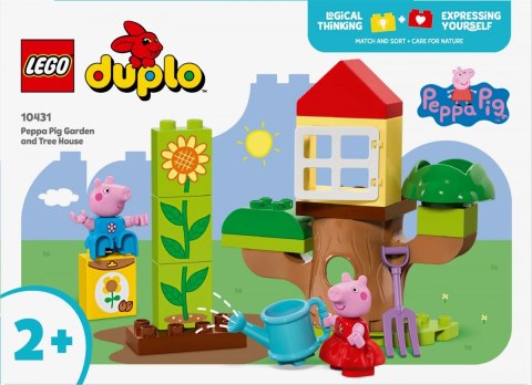 Klocki DUPLO 10431 Peppa Pig Ogród i domek na drzewie Peppy LEGO Klocki DUPLO 10431 Peppa Pig Ogród i domek na drzewie Peppy LEGO