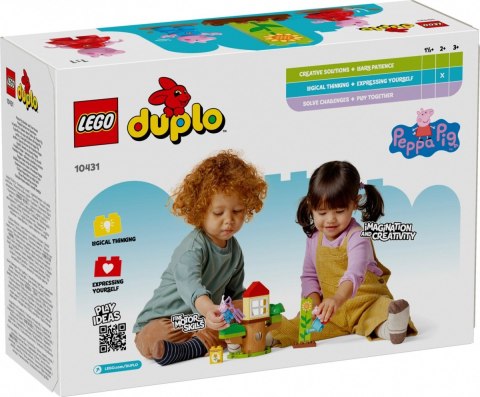 Klocki DUPLO 10431 Peppa Pig Ogród i domek na drzewie Peppy LEGO Klocki DUPLO 10431 Peppa Pig Ogród i domek na drzewie Peppy LEGO