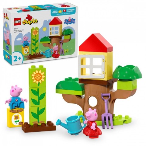 Klocki DUPLO 10431 Peppa Pig Ogród i domek na drzewie Peppy LEGO Klocki DUPLO 10431 Peppa Pig Ogród i domek na drzewie Peppy LEGO