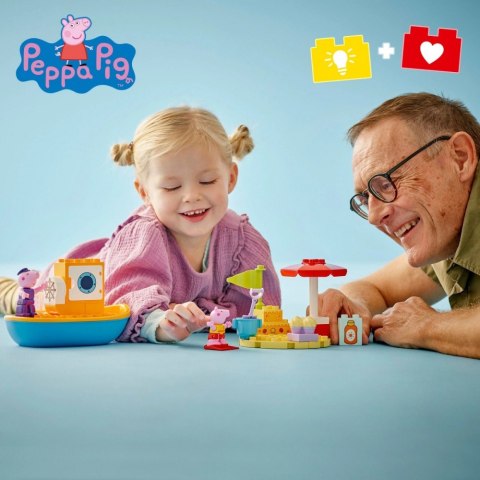 Klocki DUPLO 10432 Peppa Pig Peppa i rejs łodzią LEGO Klocki DUPLO 10432 Peppa Pig Peppa i rejs łodzią LEGO
