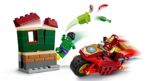 Klocki Marvel Super Heroes 76287 Iron Man z motocyklem i Hulk LEGO Klocki Marvel Super Heroes 76287 Iron Man z motocyklem i Hulk LEGO