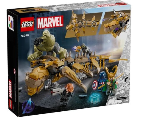 Klocki Marvel Super Heroes 76290 Avengers kontra Lewiatan LEGO Klocki Marvel Super Heroes 76290 Avengers kontra Lewiatan LEGO
