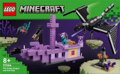 Klocki Minecraft 21264 Smok Kresu i statek Kresu LEGO Klocki Minecraft 21264 Smok Kresu i statek Kresu LEGO