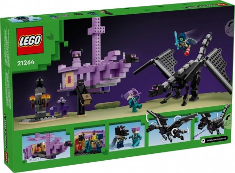 Klocki Minecraft 21264 Smok Kresu i statek Kresu LEGO Klocki Minecraft 21264 Smok Kresu i statek Kresu LEGO