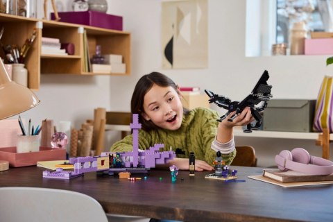 Klocki Minecraft 21264 Smok Kresu i statek Kresu LEGO Klocki Minecraft 21264 Smok Kresu i statek Kresu LEGO