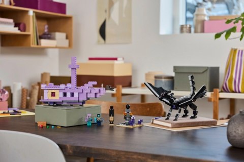 Klocki Minecraft 21264 Smok Kresu i statek Kresu LEGO Klocki Minecraft 21264 Smok Kresu i statek Kresu LEGO