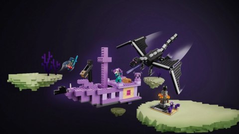 Klocki Minecraft 21264 Smok Kresu i statek Kresu LEGO Klocki Minecraft 21264 Smok Kresu i statek Kresu LEGO