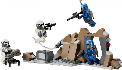 Klocki Star Wars 75373 Zasadzka na Mandalorze - zestaw bitewny LEGO Klocki Star Wars 75373 Zasadzka na Mandalorze - zestaw bitewny LEGO