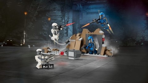 Klocki Star Wars 75373 Zasadzka na Mandalorze - zestaw bitewny LEGO Klocki Star Wars 75373 Zasadzka na Mandalorze - zestaw bitewny LEGO
