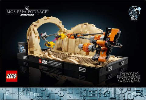 Klocki Star Wars 75380 Diorama: Wyścig ścigaczy w Mos Espa LEGO Klocki Star Wars 75380 Diorama: Wyścig ścigaczy w Mos Espa LEGO