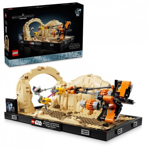 Klocki Star Wars 75380 Diorama: Wyścig ścigaczy w Mos Espa LEGO Klocki Star Wars 75380 Diorama: Wyścig ścigaczy w Mos Espa LEGO