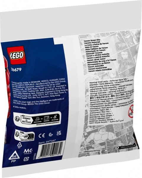 Klocki Super Heroes 30679 Motocykl Venoma LEGO Klocki Super Heroes 30679 Motocykl Venoma LEGO