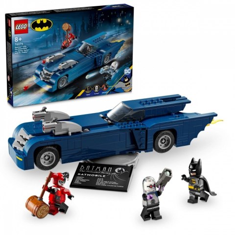 Klocki Super Heroes 76274 Batman z batmobilem kontra Harley Quinn i Mr. Freeze LEGO Klocki Super Heroes 76274 Batman z batmobilem kontra Harley Quinn i Mr. Freeze LEGO