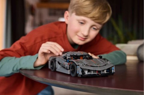 Klocki Technic 42173 Szary hipersamochód Koenigsegg Jesko Absolut LEGO Klocki Technic 42173 Szary hipersamochód Koenigsegg Jesko Absolut LEGO