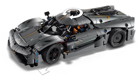 Klocki Technic 42173 Szary hipersamochód Koenigsegg Jesko Absolut LEGO Klocki Technic 42173 Szary hipersamochód Koenigsegg Jesko Absolut LEGO
