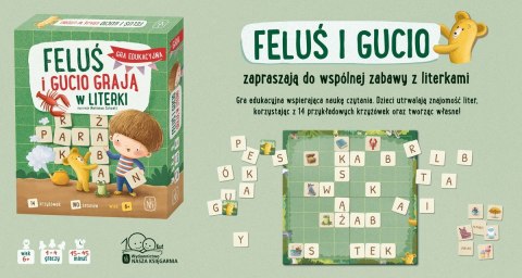 Gra Feluś i Gucio grają w literki Nasza księgarnia Gra Feluś i Gucio grają w literki Nasza księgarnia