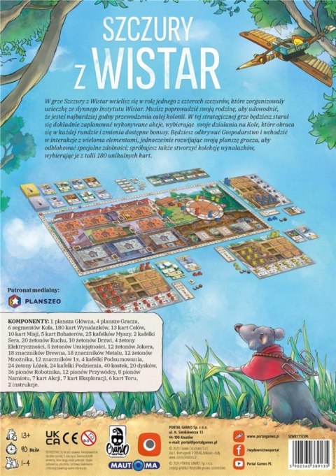 Gra Szczury z Wistar Portal Games Gra Szczury z Wistar Portal Games