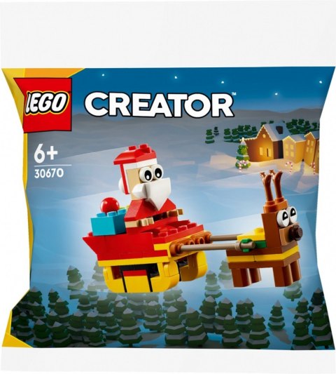 Klocki Creator 30670 Przejażdżka saniami Świętego Mikołaja LEGO Klocki Creator 30670 Przejażdżka saniami Świętego Mikołaja LEGO