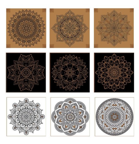 Kolorowanka Mandala metaliczna Stnux Kolorowanka Mandala metaliczna Stnux