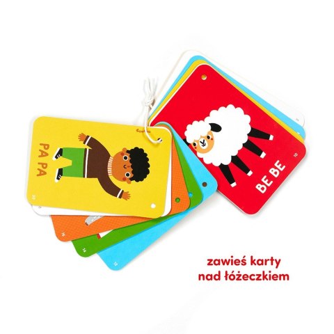 Książeczka Kontrasty na sznureczku 6m+ CzuCzu Książeczka Kontrasty na sznureczku 6m+ CzuCzu