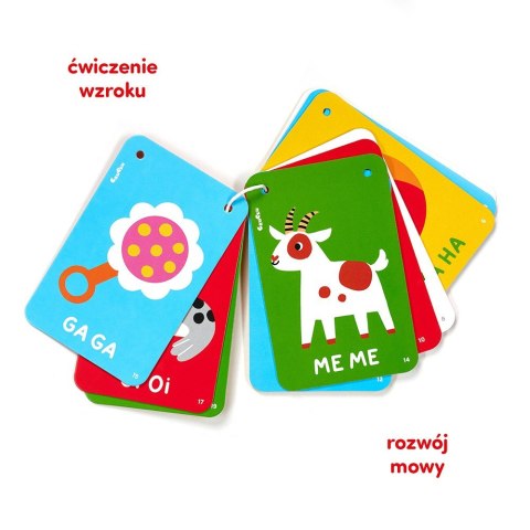 Książeczka Kontrasty na sznureczku 6m+ CzuCzu Książeczka Kontrasty na sznureczku 6m+ CzuCzu