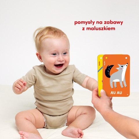 Książeczka Kontrasty na sznureczku 6m+ CzuCzu Książeczka Kontrasty na sznureczku 6m+ CzuCzu