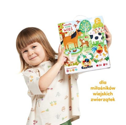 Wesołe puzzle 24 elementy CzuCzu Wesołe puzzle 24 elementy CzuCzu