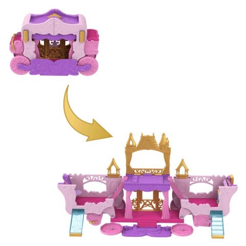 Zestaw figurek Księżniczka Disneya Karoca-Zamek 2w1 Mattel Zestaw figurek Księżniczka Disneya Karoca-Zamek 2w1 Mattel