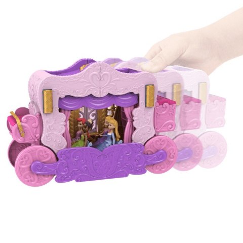 Zestaw figurek Księżniczka Disneya Karoca-Zamek 2w1 Mattel Zestaw figurek Księżniczka Disneya Karoca-Zamek 2w1 Mattel